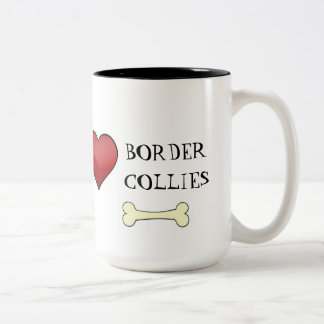 I Love Border Collies Mug