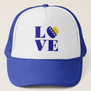 I love Bosnia Trucker Hat