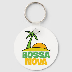 I love Bossa Nova gift for brazillian music lovers Key Ring
