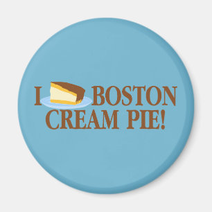 I Love Boston Cream Pie Magnet