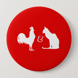 I LOVE BOTH 10 CM ROUND BADGE