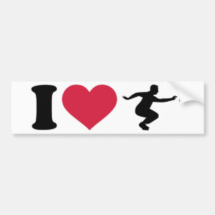 I love Boule Boccia Player Bumper Sticker