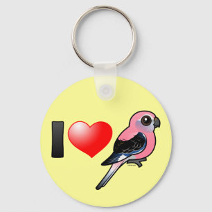 I Love Bourkies Key Ring