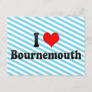 I Love Bournemouth, United Kingdom Postcard