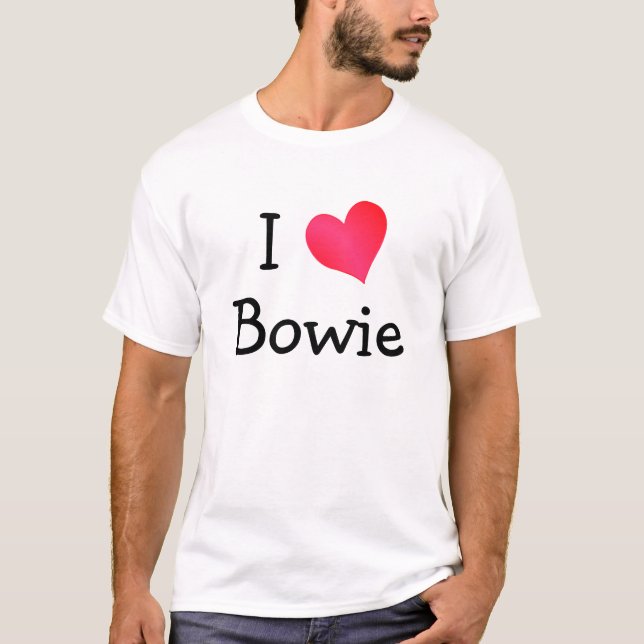I Love Bowie T-Shirt (Front)