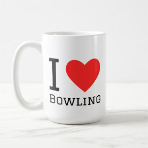 I love bowling coffee mug