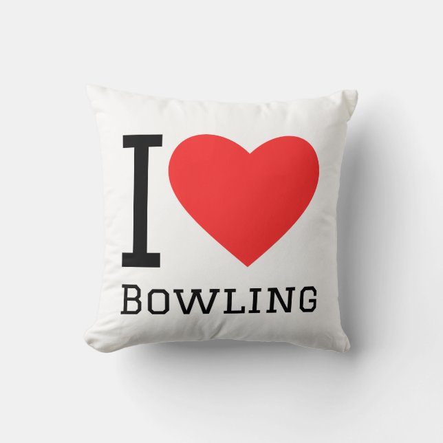 I love bowling cushion (Front)