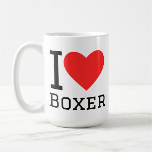 I love boxer coffee mug