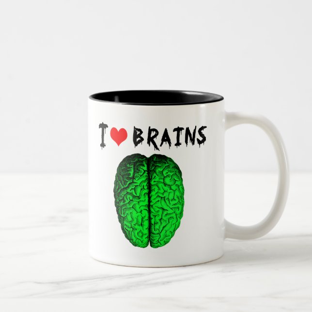 I Love Brains Mug (Right)
