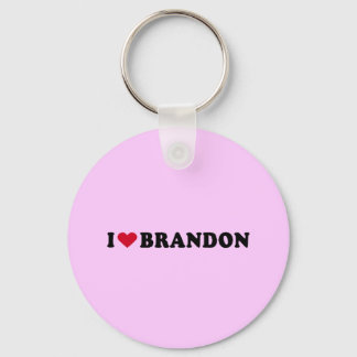 I LOVE BRANDON KEY RING
