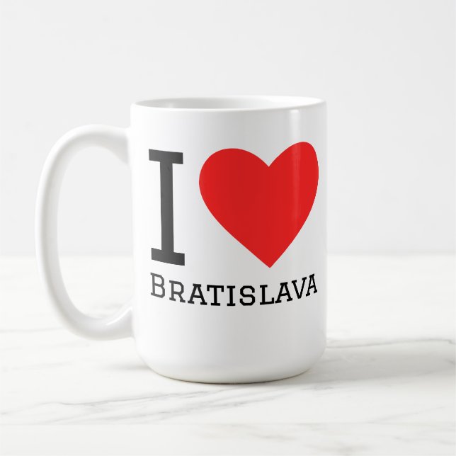 I love Bratislava  Coffee Mug (Left)