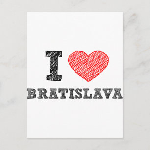 I love Bratislava Postcard