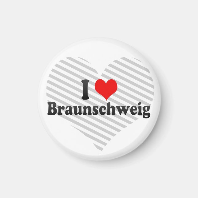 I Love Braunschweig, Germany Magnet (Front)