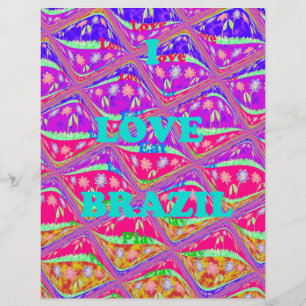 I love Brazil: Beautiful Samba traditional colours