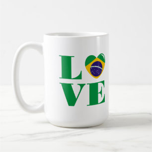 I love Brazil Coffee Mug