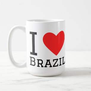 I love Brazil Coffee Mug