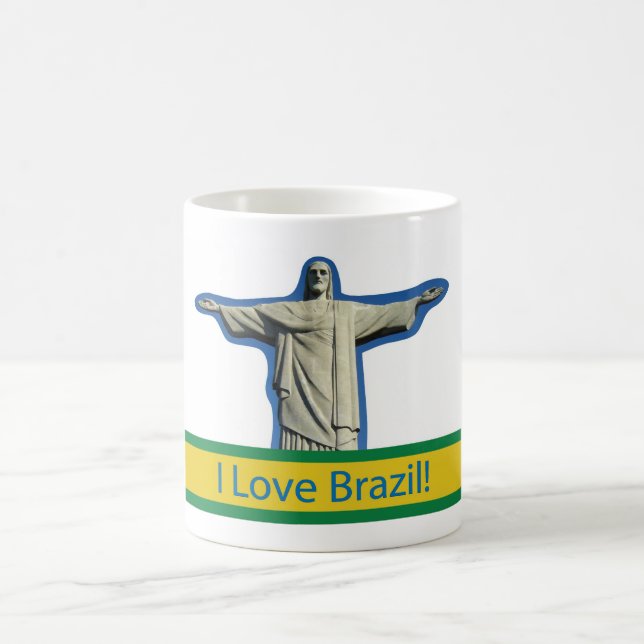 I love Brazil Coffee Mug (Center)