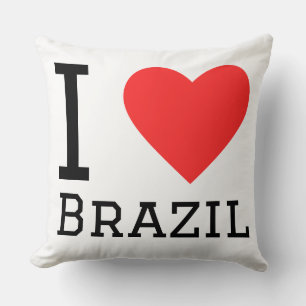 I love Brazil Cushion