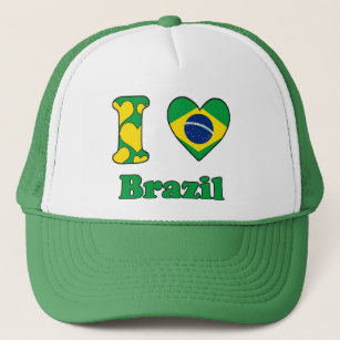 I love Brazil Trucker Hat