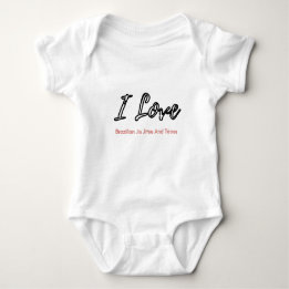 I love Brazilian jiu jitsu and tacos Babies Baby Bodysuit