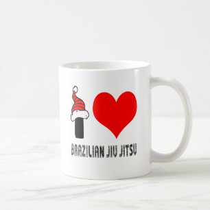 I Love Brazilian Jiu-Jitsu Design Coffee Mug