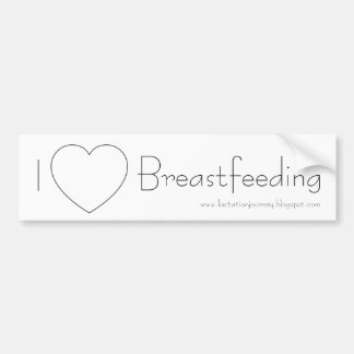 I Love Breastfeeding Bumper Sticker