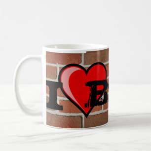 I love Brick Coffee Mug