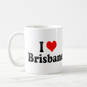 I Love Brisbane, Australia Coffee Mug