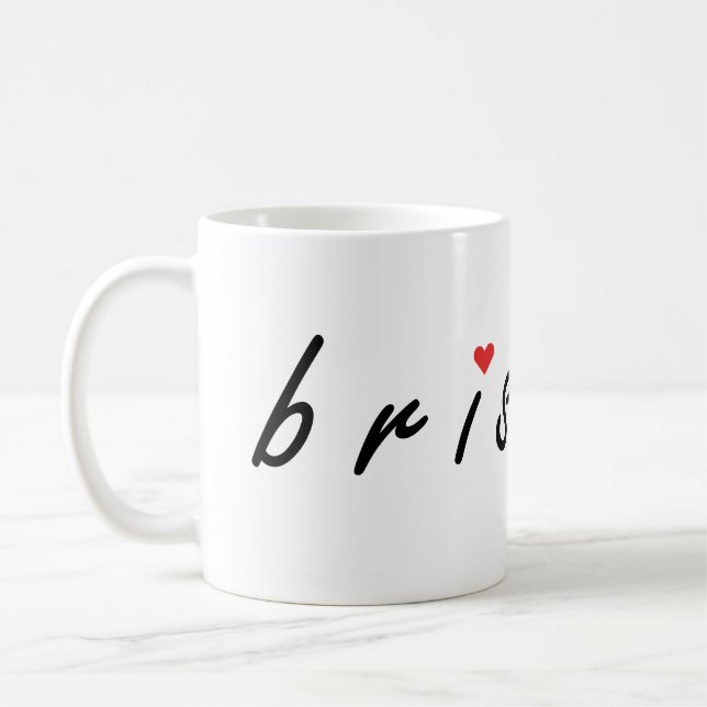 I love Brisbane Coffee Mug (Left)
