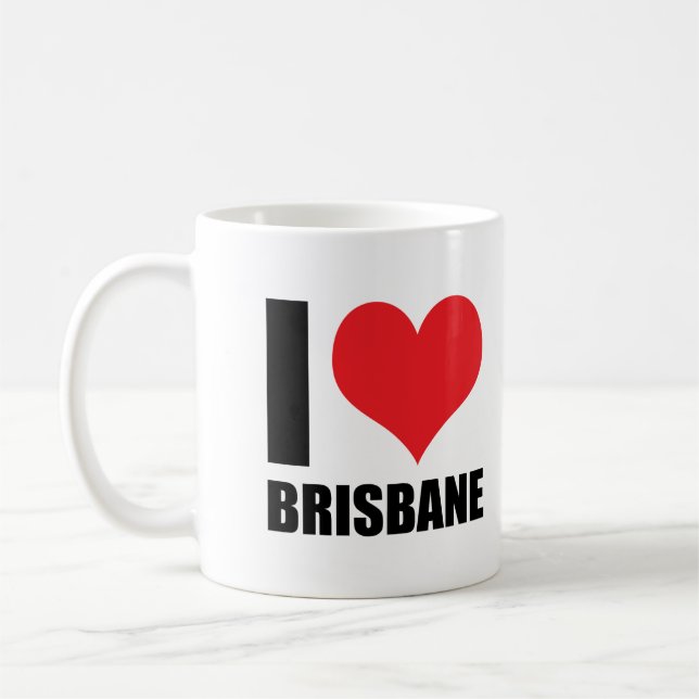 I love Brisbane Coffee Mug (Left)