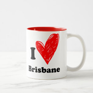 I love Brisbane Two-Tone Coffee Mug
