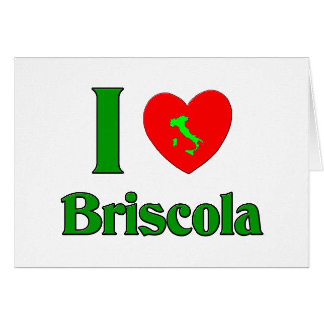 I Love Briscola (Front Horizontal)