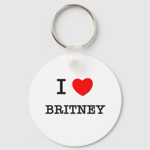 I Love Britney Key Ring