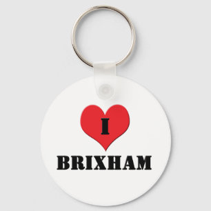 I Love Brixham Key Ring