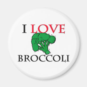 I Love Broccoli Magnet