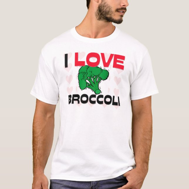 I Love Broccoli T-Shirt (Front)