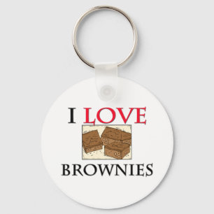 I Love Brownies Key Ring