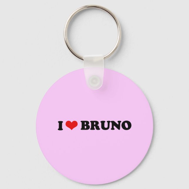 I LOVE BRUNO KEY RING (Front)