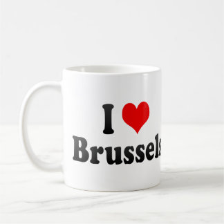 I Love Brussels, Belgium Coffee Mug
