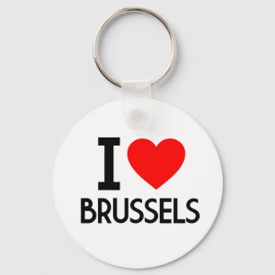I Love Brussels Key Ring