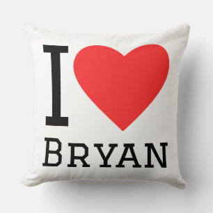 I love Bryan  Cushion