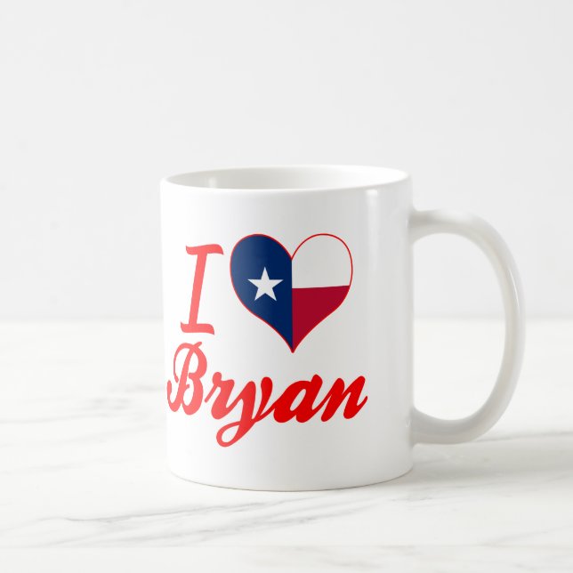 I Love Bryan, Texas Coffee Mug (Right)