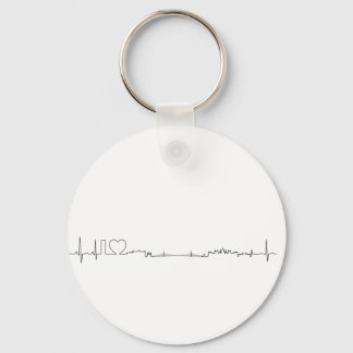 I love Budapest (ecg style) souvenir Key Ring