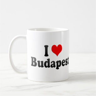 I Love Budapest, Hungary Coffee Mug