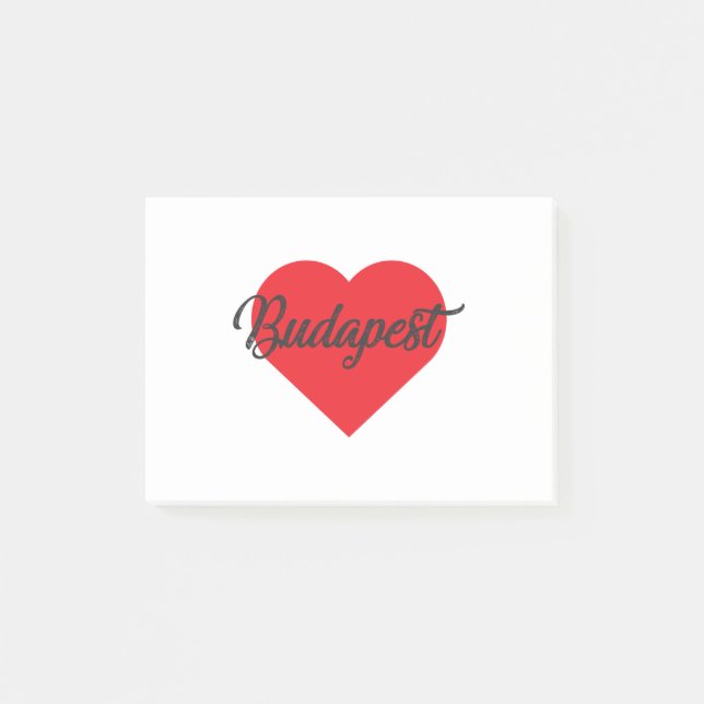 I Love Budapest - Hungary Post-it Notes (Front)
