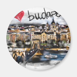 I love Budapest Magnet