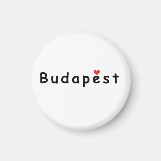 I love Budapest Magnet (Front)