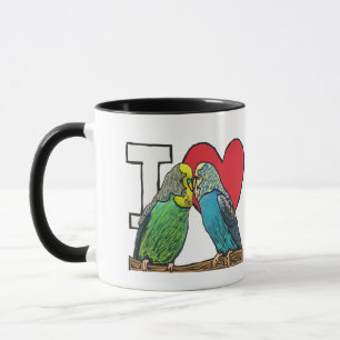 I Love Budgies Mug