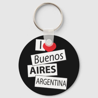 I Love Buenos Aires Key Ring
