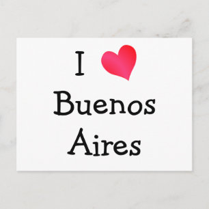 I Love Buenos Aires Postcard